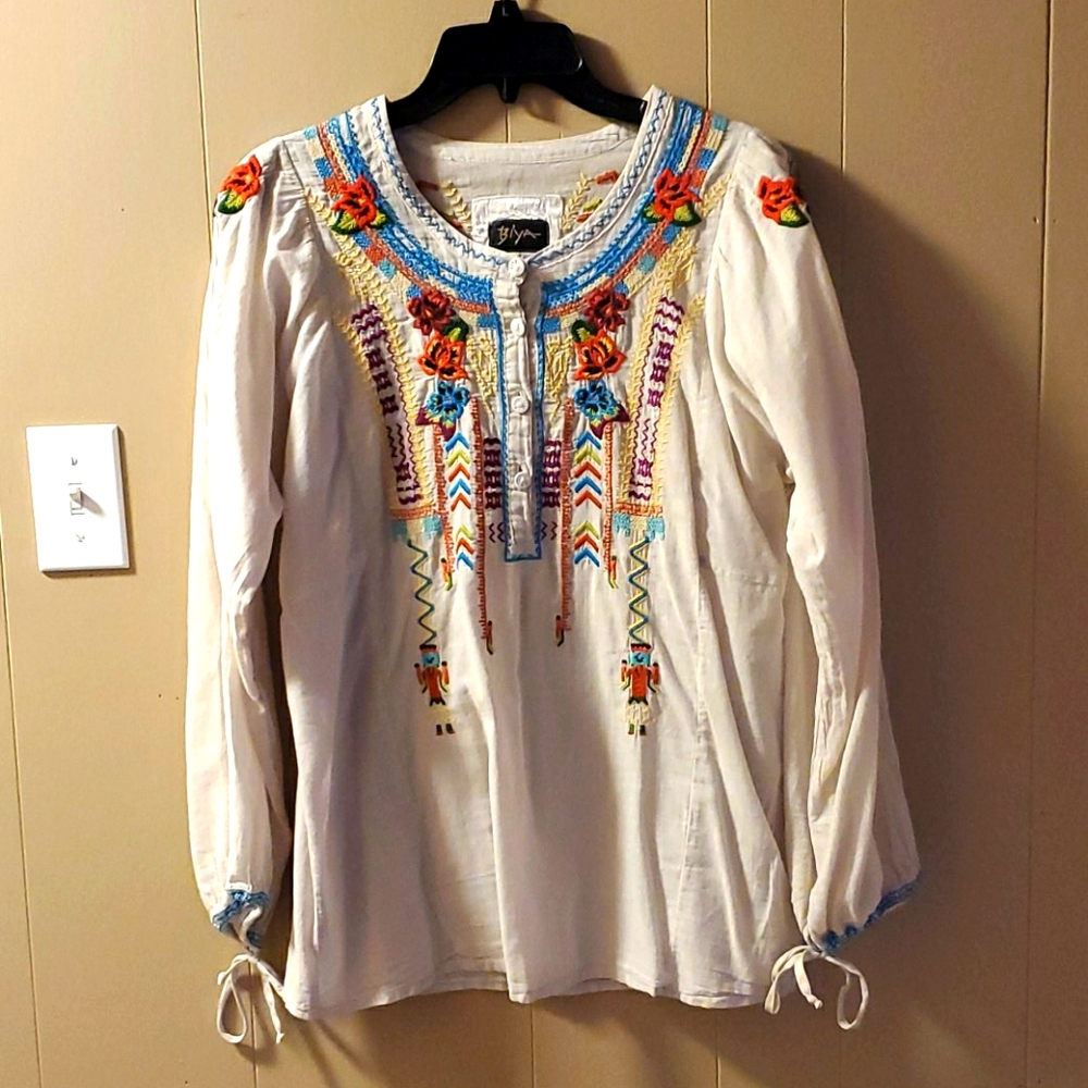 Johnny Was Biya Blouse